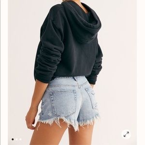 Free people jean shorts